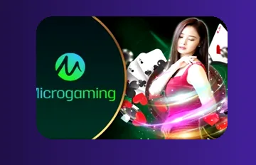 โลโก้ค่ายเกม Microgaming บนล็อบบี้สล็อต pgsoft